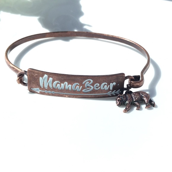 Mama Bear Copper Tone Bracelet - Picture 5 of 7